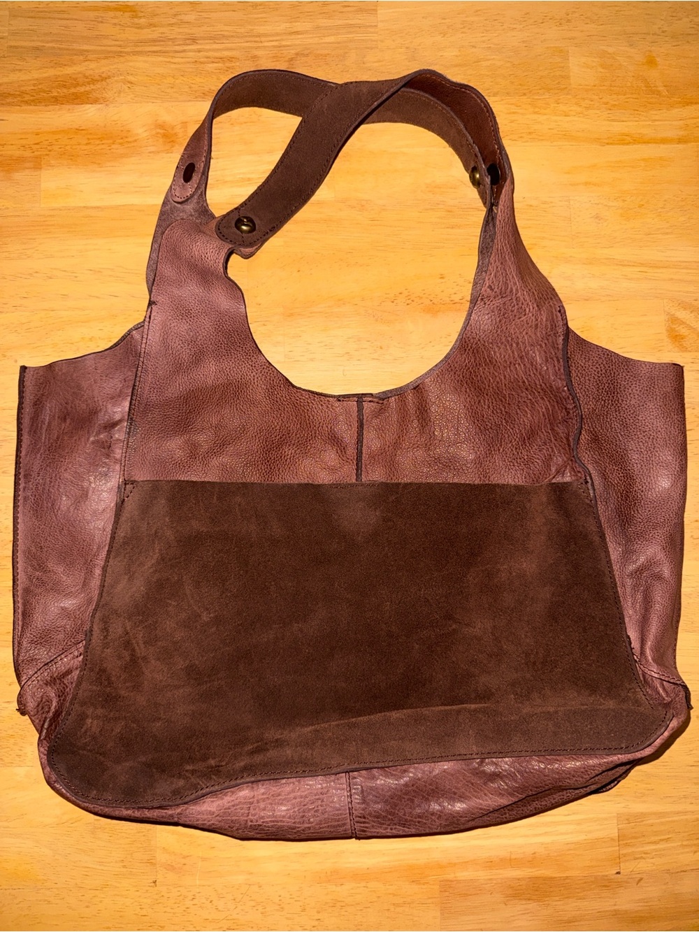 Free People Slouchy Leather/Suede Y2K Bag